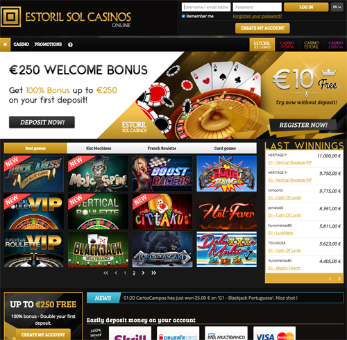 Estoril Sol Casinos Online