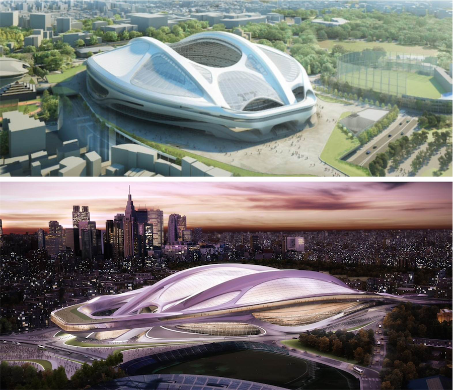ザハ・ハディド氏が提出した新国立競技場のデザイン