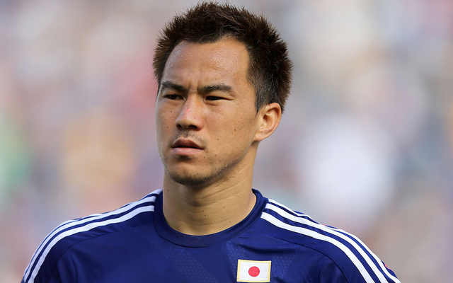 サッカー日本代表の選手である岡崎慎司