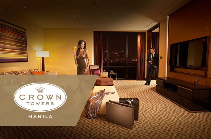 こちらも５つ星ホテル「クラウンタワーズ マニラ（Crown Towers Manila）」
