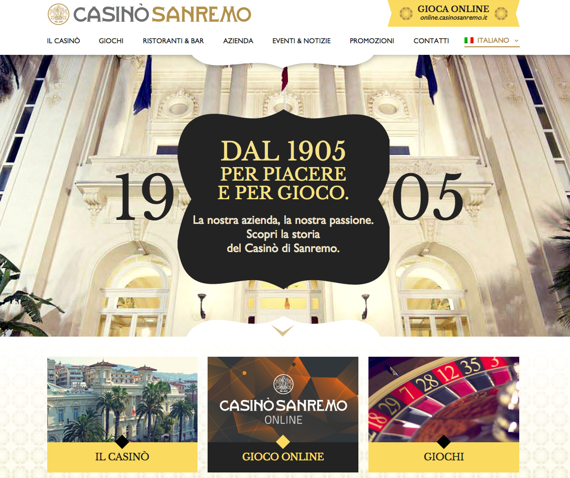 カジノ・サンレモ（Casino’ di Sanremo）