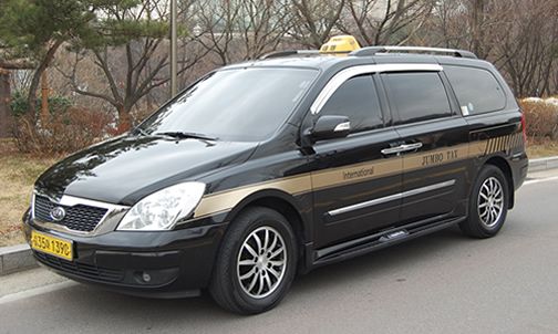 韓国の模範タクシー