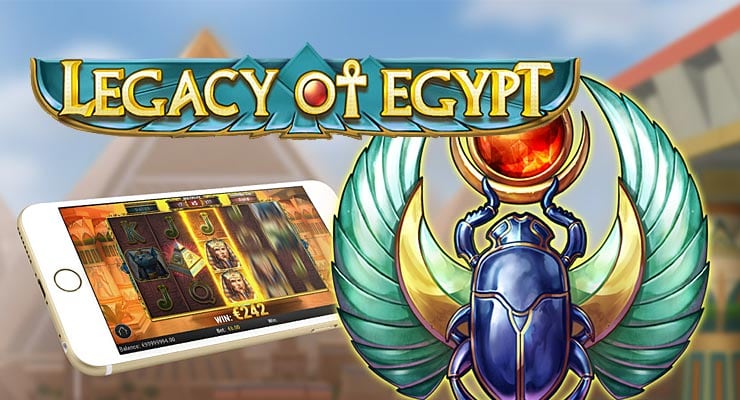 【LEGACY of EGYPT】ランダムマルチプライヤーで最大10倍の賞金も。新しいエジプト系スロットが誕生。 | 日本人の為のオンラインカジノ【JOC】